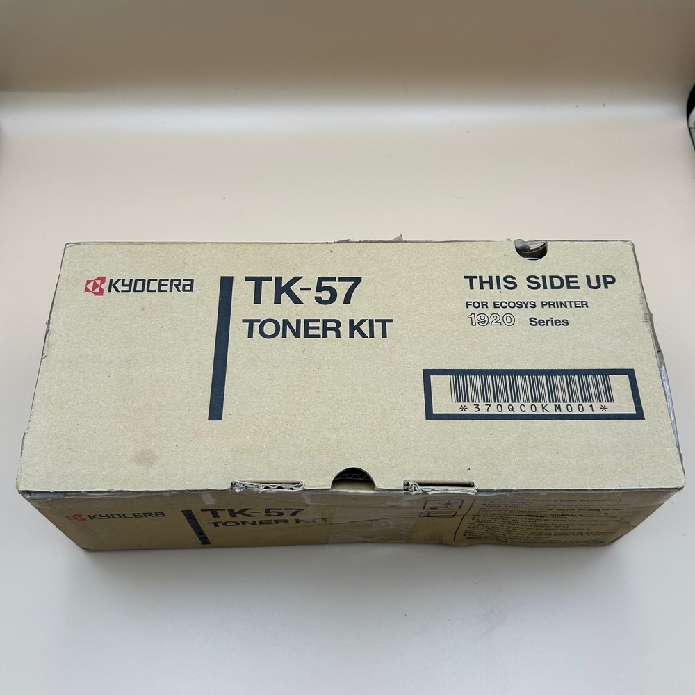 Kyocera TK-57 Black Toner Kit for ECOSYS 1920 Series Printer OEM New Open Box
